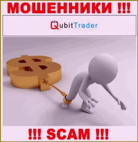 КРАЙНЕ ОПАСНО взаимодействовать с Qubit Trader, данные шулера регулярно отжимают финансовые активы людей