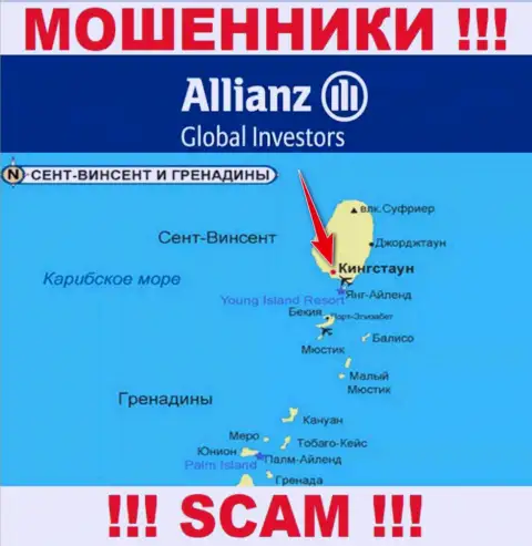 Allianz Global Investors LLC свободно обманывают, так как разместились на территории - Kingstown, St. Vincent and the Grenadines
