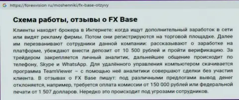 Остерегайтесь взаимодействия с Forex ДЦ ФХ Бейс Лимитед (FXAmo) - надуют (гневный отзыв из первых рук)