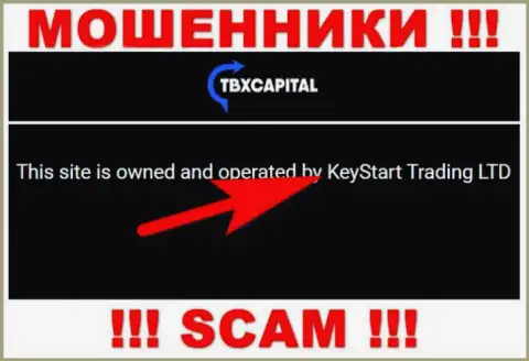 Ворюги ТБХ Капитал не скрыли свое юр. лицо - это KeyStart Trading LTD