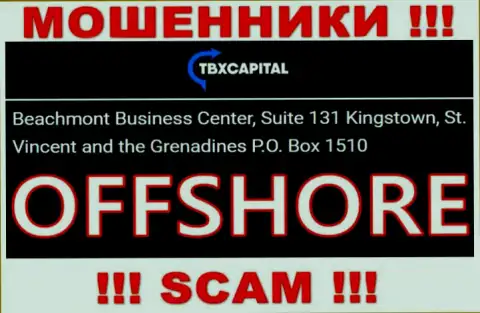 ТБХКапитал Ком - это ЛОХОТРОНЩИКИTBXCapitalСидят в оффшоре по адресу - Бизнес-центр Бичмонт, Сьют 131 Кингстаун, Сент-Винсент и Гренадины