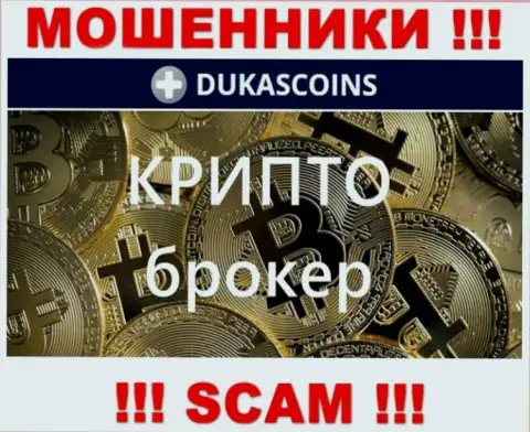 Род деятельности интернет-мошенников ДукасКоин - это Crypto trading, но знайте это разводняк !!!