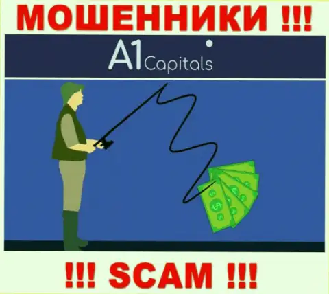 Не ведитесь на замануху интернет обманщиков из компании A1Capitals, разведут на денежные средства в два счета