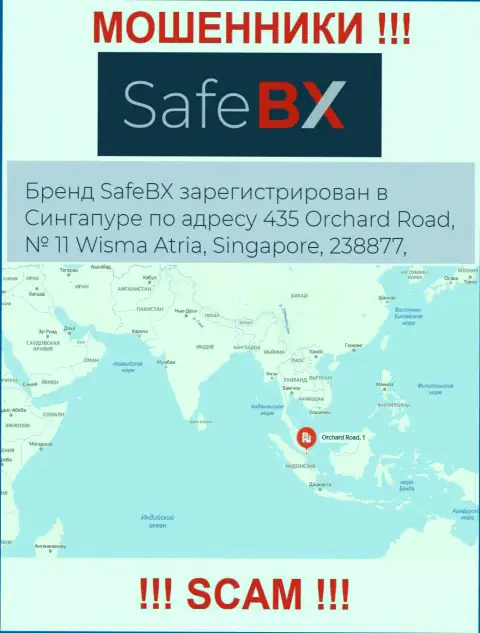 Не работайте с компанией SafeBX - указанные ворюги сидят в оффшоре по адресу - 435 Orchard Road, № 11 Wisma Atria, 238877 Singapore