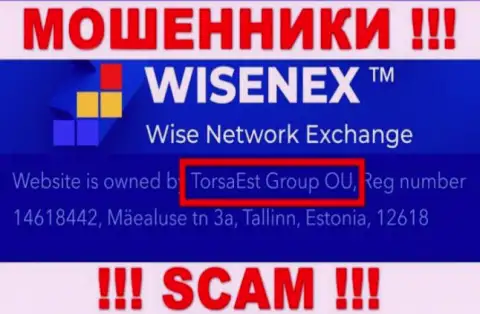 TorsaEst Group OU руководит компанией ВисенЭкс - это МОШЕННИКИ !