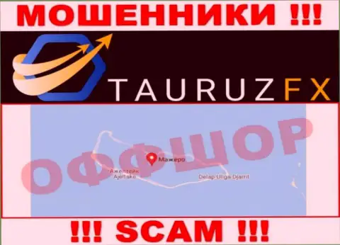 С интернет мошенником ТаурузФХ Ком довольно-таки рискованно иметь дела, ведь они расположены в офшоре: Маршалловы острова