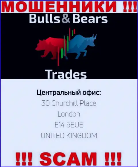 Не поведитесь на наличие инфы о местоположении Bulls Bears Trades, у них на интернет-сервисе эти сведения липа