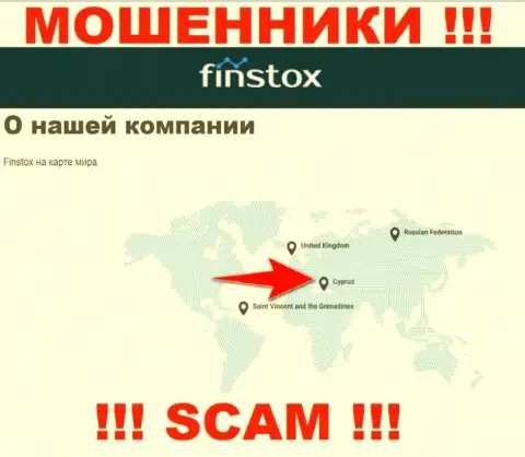 Финстокс - это internet мошенники, их место регистрации на территории Cyprus
