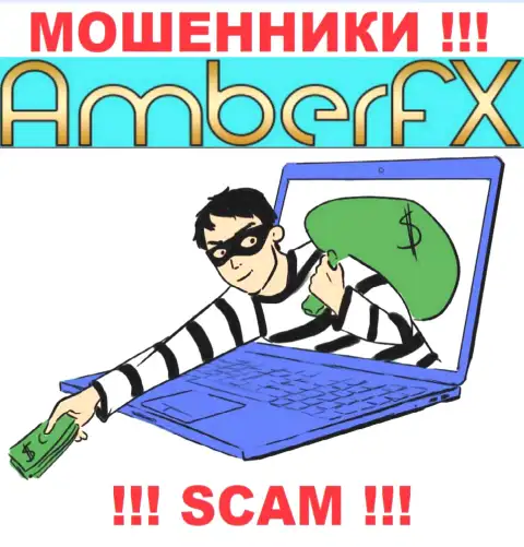 Заработка в совместном сотрудничестве с конторой AmberFX Co Вам не видать - это самые обычные internet-кидалы