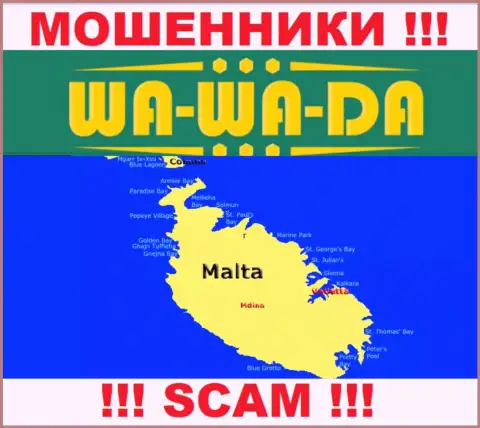 Malta - здесь официально зарегистрирована компания Ва-Ва-Да Казино