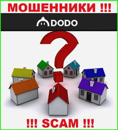 Адрес регистрации DodoEx io у них на сайте не найден, старательно скрывают информацию